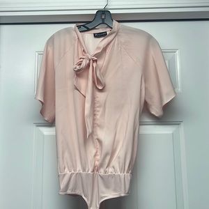 Blush pink bodysuit